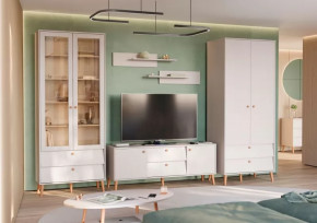 АФИНА Гостиная №1, ЛДСП Кашемир серый в Нягани - nyagan.mebel-tymen.ru | фото