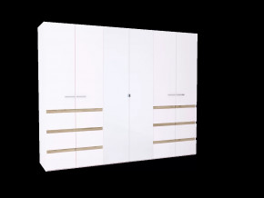 Анона 7 Шкаф для одежды и белья 6-створчатый в Нягани - nyagan.mebel-tymen.ru | фото