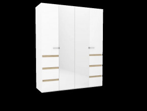 Анона 8 Шкаф для одежды и белья 4-створчатый в Нягани - nyagan.mebel-tymen.ru | фото