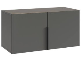 Антресоль двухдверная L800 Баско графит в Нягани - nyagan.mebel-tymen.ru | фото