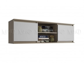 Антресоль Челси Белый глянец, дуб сонома в Нягани - nyagan.mebel-tymen.ru | фото