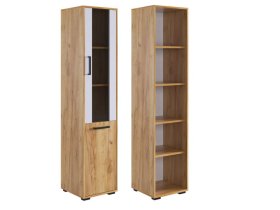 Стеллаж Лайт-2 дуб крафт золотой/белый в Нягани - nyagan.mebel-tymen.ru | фото