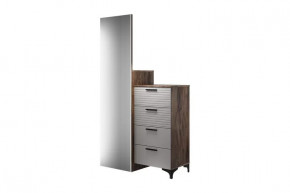 Брента Комод с зеркалом Жемчуг в Нягани - nyagan.mebel-tymen.ru | фото