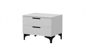 Брента Тумба прикроватная Белый в Нягани - nyagan.mebel-tymen.ru | фото