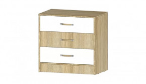 Детская Буратино Комод сонома/белый в Нягани - nyagan.mebel-tymen.ru | фото