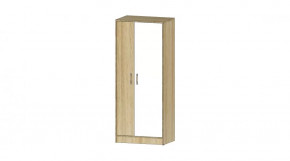 Детская Буратино Шкаф для одежды сонома/белый в Нягани - nyagan.mebel-tymen.ru | фото