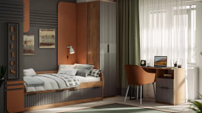 Детская «Хилтон» Дуб Крафт золотой, Графит матовый в Нягани - nyagan.mebel-tymen.ru | фото