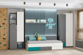 Детская Клео ОК-1, графит, миндаль, океан Диал в Нягани - nyagan.mebel-tymen.ru | фото