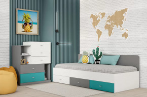 Детская Клео ОК-4, графит, миндаль, океан Диал в Нягани - nyagan.mebel-tymen.ru | фото