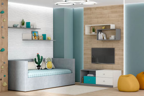 Детская Клео ОК-6, графит, миндаль, океан Диал в Нягани - nyagan.mebel-tymen.ru | фото