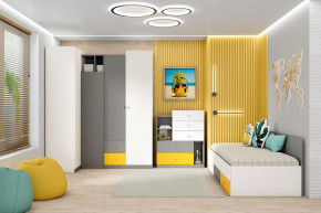 Детская Клео С-3, графит, миндаль, солнечный Диал в Нягани - nyagan.mebel-tymen.ru | фото