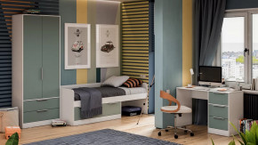 Детская «Марли» Белый, Серо-голубой в Нягани - nyagan.mebel-tymen.ru | фото