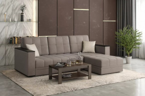 Диван АТЛАНТ угловой без столика Капри 13 кофе в Нягани - nyagan.mebel-tymen.ru | фото