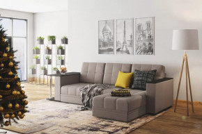 Диван АТЛАНТ угловой со столиком Капри 13 кофе в Нягани - nyagan.mebel-tymen.ru | фото