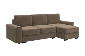 Диван-кровать угловой "Леон" серо-бежевый в Нягани - nyagan.mebel-tymen.ru | фото