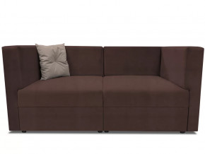 Диван модульный прямой Бергамо две секции Dream Chocolate кат. 3 в Нягани - nyagan.mebel-tymen.ru | фото