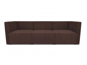 Диван модульный прямой Бергамо три секции Dream Chocolate кат. 3 в Нягани - nyagan.mebel-tymen.ru | фото