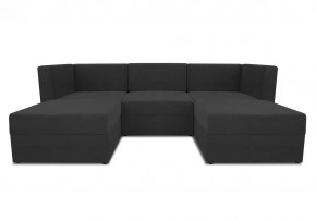 Диван модульный угловой Бергамо пять секций Dream Grafit кат. 3 в Нягани - nyagan.mebel-tymen.ru | фото