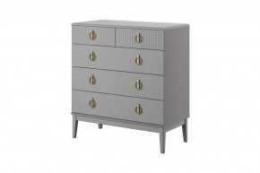 Фарго Комод 5 ящиков 890 Антрацит в Нягани - nyagan.mebel-tymen.ru | фото