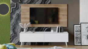 Гостиная «Порто» №2 Яблоня Беллуно, Белый софт в Нягани - nyagan.mebel-tymen.ru | фото