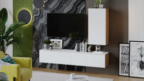 Гостиная «Порто» №5 Яблоня Беллуно, Белый софт в Нягани - nyagan.mebel-tymen.ru | фото