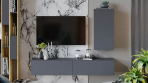 Гостиная «Порто» №5 Яблоня Беллуно, Графит софт в Нягани - nyagan.mebel-tymen.ru | фото