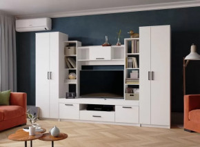 Гостиная СИДНЕЙ-2 (ш3000*г470*в2000мм), ЛДСП Белый в Нягани - nyagan.mebel-tymen.ru | фото