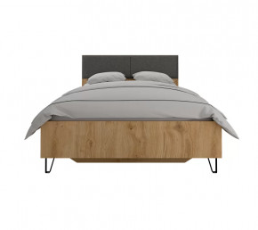 GRACE кровать LOZ120х200 (Дуб наварра/Графит) в Нягани - nyagan.mebel-tymen.ru | фото