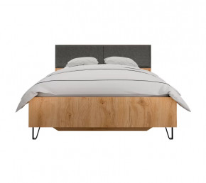 GRACE кровать LOZ160х200 (Дуб наварра/ Графит) в Нягани - nyagan.mebel-tymen.ru | фото