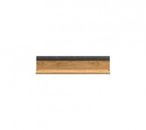 GRACE полка POL98 (Дуб наварра/Графит) в Нягани - nyagan.mebel-tymen.ru | фото