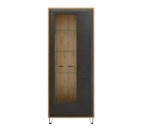 GRACE шкаф REG2W (Дуб наварра/Графит) в Нягани - nyagan.mebel-tymen.ru | фото