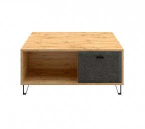 GRACE стол журнальный LAW2D (Дуб наварра/Графит) в Нягани - nyagan.mebel-tymen.ru | фото