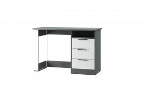 ГРЕЙ Стол письменный с ящиками (ш1200*г600*в800мм), Белый Бриллиант в Нягани - nyagan.mebel-tymen.ru | фото