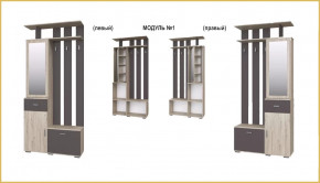 "ИМИДЖ" модуль №01, шкаф-вешалка с зеркалом в Нягани - nyagan.mebel-tymen.ru | фото