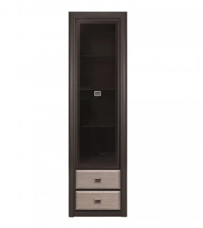 КОЕН шкаф-витрина REG1W2S (Венге/Штрокс) в Нягани - nyagan.mebel-tymen.ru | фото