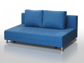 Диван Комфорт Лайт без подлокотников 2 подушки denim в Нягани - nyagan.mebel-tymen.ru | фото