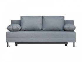 Диван Комфорт без подлокотников 4 подушки грей в Нягани - nyagan.mebel-tymen.ru | фото