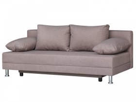 Диван Комфорт без подлокотников 4 подушки латте в Нягани - nyagan.mebel-tymen.ru | фото