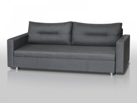 Диван Комфорт с прямыми подлокотниками графит в Нягани - nyagan.mebel-tymen.ru | фото