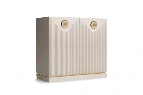 Комод 2-дверный "Капри" Сатин/Сатин в Нягани - nyagan.mebel-tymen.ru | фото