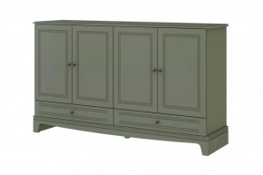 Комод 4 двери + 2 ящика Лорето Лак Зелёный самшит в Нягани - nyagan.mebel-tymen.ru | фото