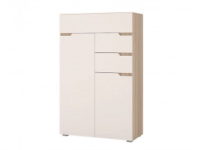 Комод Анталия Сонома-Белый софт в Нягани - nyagan.mebel-tymen.ru | фото