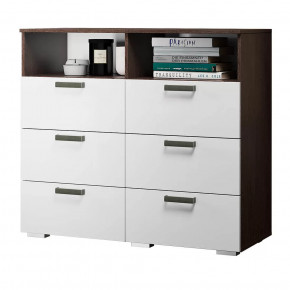 Комод Азаро венге/белый глянец в Нягани - nyagan.mebel-tymen.ru | фото