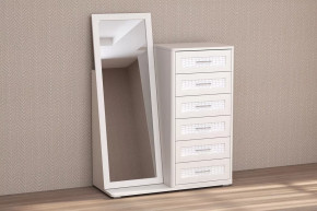 Комод Кэт-4, 6 ящиков с зеркалом Диал в Нягани - nyagan.mebel-tymen.ru | фото