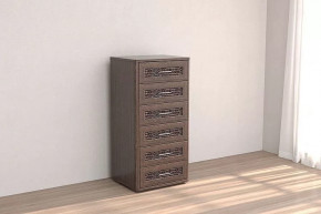 Комод Кэт-4 6 ящиков Венге Диал в Нягани - nyagan.mebel-tymen.ru | фото