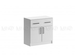 Комод с ящиком 2-мя дверьми Басямиф, белый в Нягани - nyagan.mebel-tymen.ru | фото