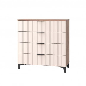 Комод Тоскана с 4 ящиками, дуб табачный/бисквит в Нягани - nyagan.mebel-tymen.ru | фото