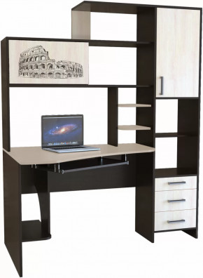 Компьютерный стол КЛ №6.0 Венге/Дуб молочный в Нягани - nyagan.mebel-tymen.ru | фото