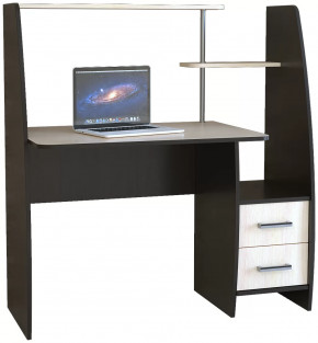 Компьютерный стол КЛ №6.2 Венге/Дуб молочный в Нягани - nyagan.mebel-tymen.ru | фото