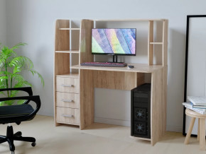 Компьютерный стол КЛ №6.3 Дуб баррик в Нягани - nyagan.mebel-tymen.ru | фото